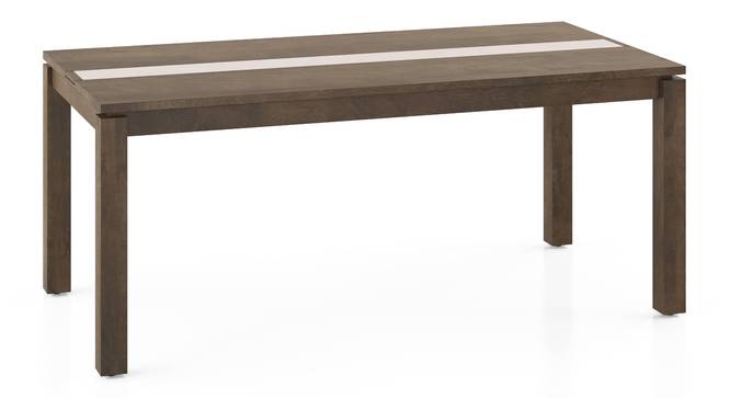 Atlas Crest Storage Solid Wood 6 Seater Dining Table With Atlas Dining Chairs Set (Wheat Brown, Danish Walnut Finish, 6 No of Chairs, 6 Table Seating Capacity) by Urban Ladder - - 