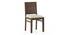 Atlas Crest Solid Wood 4 Seater Dining Table In Danish Walnut Finish With Atlas Dining chair Set (Wheat Brown, Danish Walnut Finish, 4 No of Chairs, 6 Table Seating Capacity) by Urban Ladder - - 