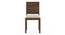 Atlas Crest Solid Wood 4 Seater Dining Table In Danish Walnut Finish With Atlas Dining chair Set (Wheat Brown, Danish Walnut Finish, 4 No of Chairs, 6 Table Seating Capacity) by Urban Ladder - - 