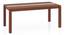 Atlas Crest Solid Wood 6 Seater Dining Table In Honey Finish with Atlas Dining Chair set (Avocado Green, HONEY Finish, 6 No of Chairs, 6 Table Seating Capacity) by Urban Ladder - - 1003621