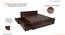 Mateo Storage Bed (Queen Bed Size, 4 Drawer Configuration, Drawer & Box Storage Type, Columbian Walnut Finish) by Urban Ladder - - 