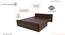 Mateo Storage Bed (Queen Bed Size, 2 Drawer Configuration, Drawer & Box Storage Type, Columbian Walnut Finish) by Urban Ladder - - 