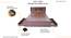 Merkel Engineered Wood Drawer Storage Bed (Queen Bed Size, Drawer Storage Type, Columbian Walnut Finish) by Urban Ladder - - 