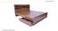 Merkel Engineered Wood Drawer Storage Bed (Queen Bed Size, Drawer Storage Type, Columbian Walnut Finish) by Urban Ladder - - 