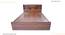 Merkel Engineered Wood Drawer Storage Bed (Queen Bed Size, Drawer Storage Type, Columbian Walnut Finish) by Urban Ladder - - 