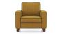 Apollo Neo Infinity Sofa (Ochre, Fabric Sofa Material, Regular Sofa Size, Soft Cushion Type, Regular Sofa Type, Individual 1 Seater Sofa Component, Regular Back Type, Regular Back Height) by Urban Ladder - - 