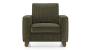 Apollo Neo Infinity Sofa (Fabric Sofa Material, Regular Sofa Size, Soft Cushion Type, Regular Sofa Type, Individual 1 Seater Sofa Component, Regular Back Type, Regular Back Height, Deep Olive Velvet) by Urban Ladder - - 