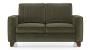 Apollo Neo Infinity Sofa (Fabric Sofa Material, Regular Sofa Size, Soft Cushion Type, Regular Sofa Type, Individual 2 Seater Sofa Component, Regular Back Type, Regular Back Height, Deep Olive Velvet) by Urban Ladder - - 