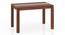 Atlas Crest Storage Solid Wood 4 Seater Dining Table In Honey Finish with Atlas Dining chairs Set (Burnt Orange, HONEY Finish, 4 No of Chairs, 4 Table Seating Capacity) by Urban Ladder - - 