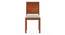 Atlas Crest Storage Solid Wood 4 Seater Dining Table In Honey Finish with Atlas Dining chairs Set (Burnt Orange, HONEY Finish, 4 No of Chairs, 4 Table Seating Capacity) by Urban Ladder - - 