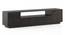 Zephyr Large TV Unit -Finish- American Walnut, (Metal Channel) (American Walnut Finish, 50 Inch Size) by Urban Ladder - Side View - 