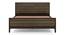 Masai Solid Wood Queen Size Non-Storage Bed In American Walnut - 2 Tone Finish (King Bed Size, American Walnut Finish) by Urban Ladder - Zoomed Image - 