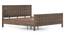 Baori Solid Wood Queen Size Non-Storage Bed In Honey Finish (King Bed Size, HONEY Finish) by Urban Ladder - Close View - 