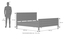 Baori Solid Wood Queen Size Non-Storage Bed In Honey Finish (King Bed Size, HONEY Finish) by Urban Ladder - - 
