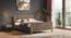 Baori Solid Wood Queen Size Non-Storage Bed In Honey Finish (Queen Bed Size, Danish Walnut Finish) by Urban Ladder - Full View - 1004207