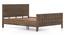 Baori Solid Wood Queen Size Non-Storage Bed In Honey Finish (Queen Bed Size, HONEY Finish) by Urban Ladder - - 