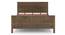 Baori Solid Wood Queen Size Non-Storage Bed In Honey Finish (Queen Bed Size, HONEY Finish) by Urban Ladder - - 
