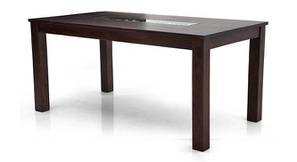 Dining Furniture In Mohali Design Brighton Large 6 Seater Dining Table in Mahogany Finish