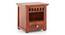 Fidora Solid Wood Bedside Table (Honey Finish) by Urban Ladder - Close View - 