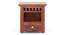 Fidora Solid Wood Bedside Table (Honey Finish) by Urban Ladder - Storage Image - 