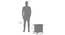 Fidora Solid Wood Bedside Table (Honey Finish) by Urban Ladder - Dimension - 