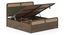 Hanoi Solid Wood Hydraulic storage Bed (Queen Bed Size, Hydraulic Storage Type, Danish Walnut Finish) by Urban Ladder - - 1004273