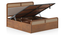Hanoi Solid Wood Hydraulic storage Bed (Queen Bed Size, Amber Walnut Finish, Hydraulic Storage Type) by Urban Ladder - - 1004287