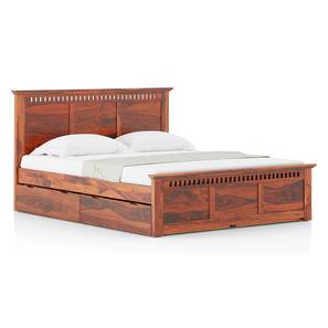 urban ladder Fidora Solid Wood King Size Bed with Drawer Storage Bed in Honey Finish-picture-27