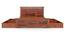 Fidora Solid Wood Drawer Storage Bed (King Bed Size, Honey Finish) by Urban Ladder - - 