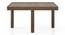 Tetra Square Solid Wood Coffee Table With Seats in Danish Walnut Finish Fabric Olive (Danish Walnut Finish) by Urban Ladder - - 