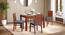Atlas Solid Wood 4 Seater Dining Table (Four Seater, Honey Finish) by Urban Ladder - - 1004327