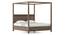 Arbor Solid Wood King Size Non-Storage Bed In Danish Walnut Finish (King Bed Size, Danish Walnut Finish) by Urban Ladder - - 