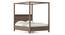 Arbor Solid Wood King Size Non-Storage Bed In Danish Walnut Finish (Queen Bed Size, Danish Walnut Finish) by Urban Ladder - - 
