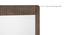 Toledo Solid wood Mirror Frame In Danish Walnut Finish (Danish Walnut Finish) by Urban Ladder - - 