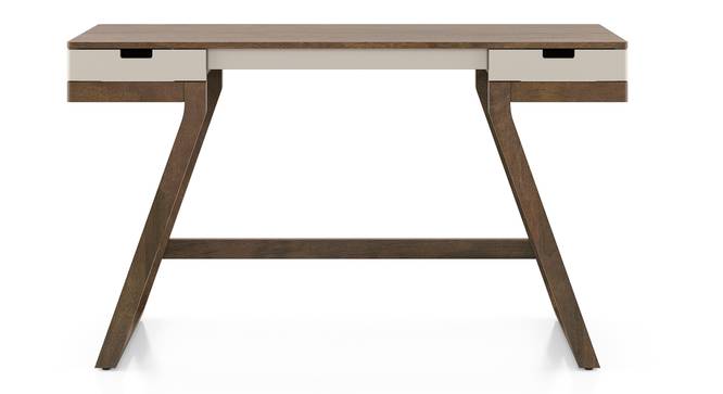 Truman study table -Creamy crust- Finish- Danish Walnut (Danish Walnut Finish) by Urban Ladder - - 