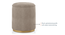 Toledo Upholstered Puffy (Beige) by Urban Ladder - - 