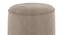 Toledo Upholstered Puffy (Beige) by Urban Ladder - - 