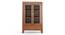 Carnegie Display Cabinet Amber walnut -Metal Channel (Amber Walnut Finish) by Urban Ladder - - 