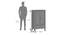 Carnegie Display Cabinet Amber walnut -Metal Channel (Amber Walnut Finish) by Urban Ladder - Dimension - 1004426