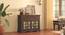 Azul Sideboard Finish Brushed walnut Metal channel (Brushed walnut Finish) by Urban Ladder - - 