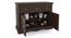 Azul Sideboard Finish Brushed walnut Metal channel (Brushed walnut Finish) by Urban Ladder - - 