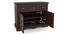 Azul Sideboard Finish Brushed walnut Metal channel (Brushed walnut Finish) by Urban Ladder - - 