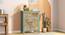 Avelin Chest of Drawer-Finish- Sage green with Burnt mango - Metal Channel (Sage Green Finish) by Urban Ladder - - 