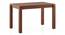 Atlas Solid Wood 4 Seater Dining Table In Honey Finish with Atlas Dining chair Set of 2 Finish  Honey Colour Wheat Brown (HONEY Finish, Baltic Blue, 4 No of Chairs, 4 Table Seating Capacity) by Urban Ladder - - 1004492