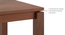 Atlas Solid Wood 4 Seater Dining Table In Honey Finish with Atlas Dining chair Set of 2 Finish  Honey Colour Wheat Brown (HONEY Finish, Baltic Blue, 4 No of Chairs, 4 Table Seating Capacity) by Urban Ladder - - 1004526
