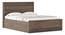 Toledo Solid Wood King Size Hydraulic - Storage Bed In Danish Walnut Finish (King Bed Size, Hydraulic Storage Type, Danish Walnut Finish) by Urban Ladder - - 