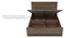 Toledo Solid Wood King Size Hydraulic - Storage Bed In Danish Walnut Finish (Queen Bed Size, Hydraulic Storage Type, Danish Walnut Finish) by Urban Ladder - - 