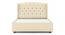 Holmebrook Upholstered Storage Bed (Queen Bed Size, Ivory) by Urban Ladder - - 