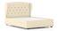 Holmebrook Upholstered Storage Bed (King Bed Size, Ivory) by Urban Ladder - - 