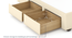 Holmebrook Upholstered Storage Bed (King Bed Size, Ivory) by Urban Ladder - - 